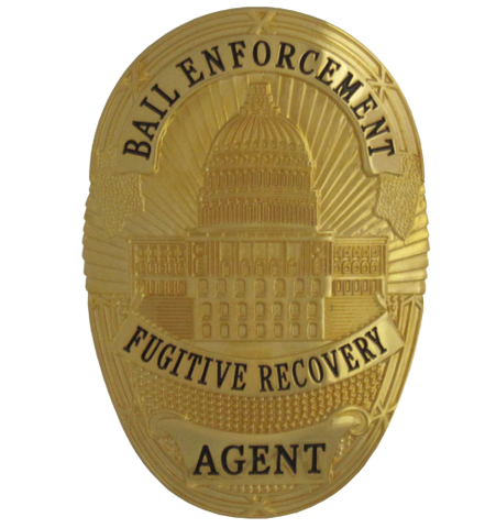 Bail Enforcement Fugitive Recovery Agent Badge