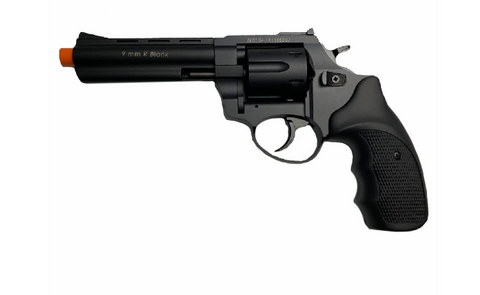 Zoraki R1 4.5" Barrel - Front Firing Blank Gun Revolver Black Finish