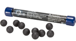 P2P T4E .50 Caliber Reusable Rubber Balls Black - 10 Count Tube