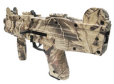 Camouflage ASI - UZI Fully Automatic Front Firing Blank Machine Gun