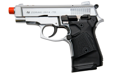 Zoraki M2914 Chrome 9MM Front-Firing Gun 