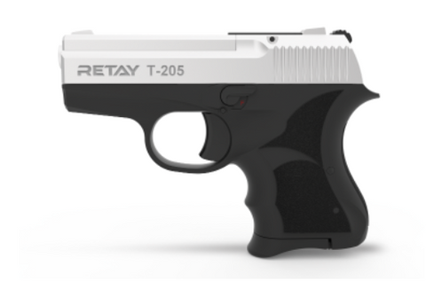 RETAY T205 8MM FRONT FIRING BLANK GUN IN CHROME